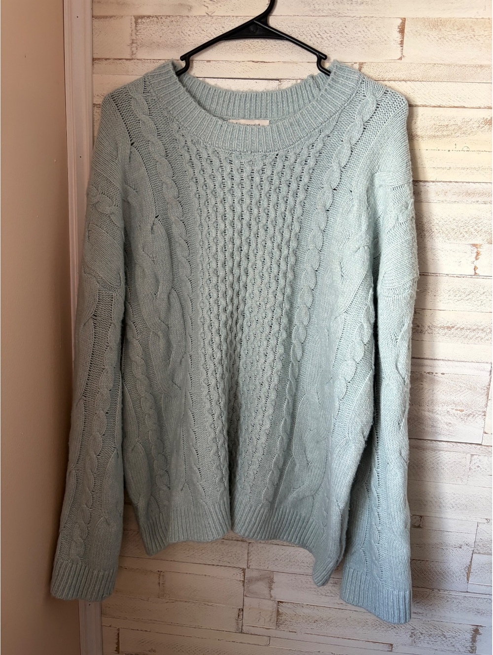 Francesca’s light blue soft sweater large